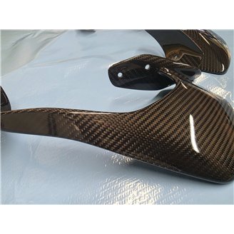 Right and left carbon fiber winglets for Yamaha R1 2020 - 2025 - MXPCCB16744