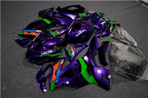 Painted street fairings in abs compatible with Kawasaki EX Ninja 400 2018 - 2023 - MXPCAV18342