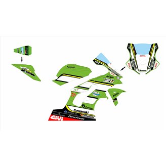 Carene Racing Verniciate Kawasaki Zx10R 2021 - 2025 MXPCRV18348
