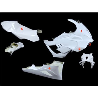 Bmw S1000 RR 2025-2026 fairings in 5 pieces without front fender - MXPCRD18410