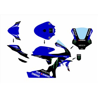 Carenado Racing Pintado Yamaha R1 2020 - 2025 - MXPCRV18001