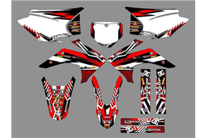Kit de pegatinas compatible con per HONDA CRF 230F BIKER 2019 - MXPKAD18483