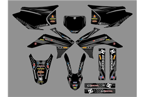 Kit de pegatinas compatible con per HONDA CRF 230F BIKER 2019 - MXPKAD18481