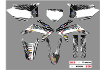 Kit adesivi compatibile con per HONDA CRF 230F BIKER 2019 - MXPKAD18478