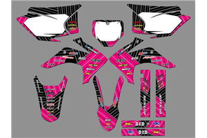 Kit de pegatinas compatible con per HONDA CRF 230F BIKER 2019 - MXPKAD18475