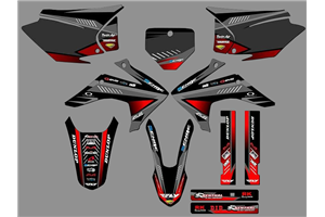 Kit de pegatinas compatible con per HONDA CRF 230F BIKER 2019 - MXPKAD18472