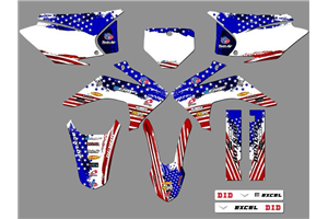 Kit de pegatinas compatible con per HONDA CRF 230F BIKER 2019 - MXPKAD18471