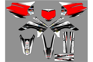 Kit de pegatinas compatible con per HONDA CRF 230F BIKER 2019 - MXPKAD18469