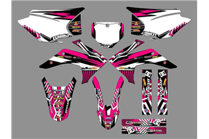Kit de pegatinas compatible con per HONDA CRF 230F BIKER 2019 - MXPKAD18467