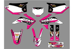 Kit de pegatinas compatible con per HONDA CRF 230F BIKER 2019 - MXPKAD18464