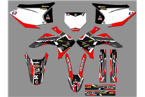Kit Autocollants compatible avec per HONDA CRF 230F BIKER 2019 - MXPKAD18462