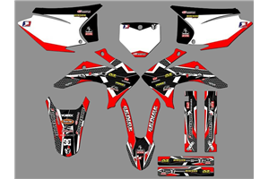 Kit de pegatinas compatible con per HONDA CRF 230F BIKER 2019 - MXPKAD18462