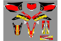 Sticker set compatible with per HONDA CRF 230F BIKER 2019 - MXPKAD18459