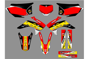 Kit de pegatinas compatible con per HONDA CRF 230F BIKER 2019 - MXPKAD18459