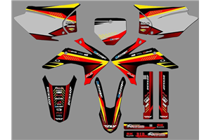 Kit de pegatinas compatible con per HONDA CRF 230F BIKER 2019 - MXPKAD18458