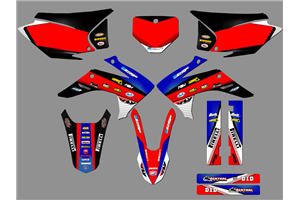 Kit de pegatinas compatible con per HONDA CRF 230F BIKER 2019 - MXPKAD18456