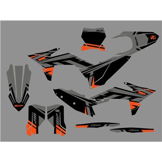 Aufkleber Satz kompatibel mit per KTM SX-F 250 - 450 2025 - MXPKAD18494