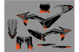 Kit Autocollants compatible avec per KTM SX-F 250 - 450 2025 - MXPKAD18494