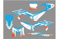 Kit adesivi compatibile con per KTM SX-F 250 - 450 2025 - MXPKAD18492