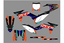 Aufkleber Satz kompatibel mit per KTM SX-F 250 - 450 2025 - MXPKAD18491
