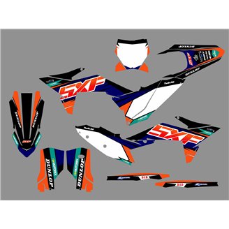 Kit adesivi compatibile con per KTM SX-F 250 - 450 2025 - MXPKAD18491