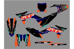 Kit adesivi compatibile con per KTM SX-F 250 - 450 2025 - MXPKAD18484
