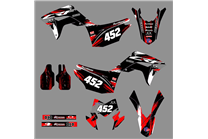 Kit de pegatinas compatible con per HONDA CRF 150L 2019 - 2022 - MXPKAD18497