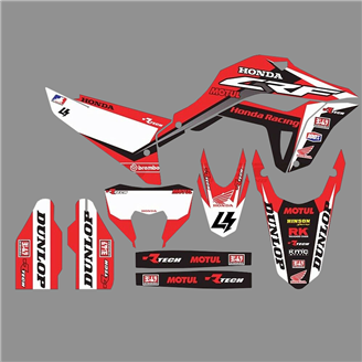 Aufkleber Satz kompatibel mit per HONDA CRF 300L 2021-2024 - MXPKAD18508