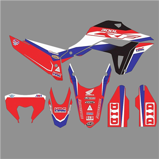 Aufkleber Satz kompatibel mit per HONDA CRF 300L 2021-2024 - MXPKAD18503