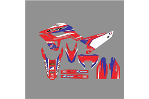 Kit adesivi compatibile con per HONDA CRF 300L 2021-2024 - MXPKAD18501