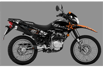 Kit Autocollants compatible avec per HONDA XR 190L 2019 - 2020 - MXPKAD18546