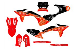 Kit de pegatinas compatible con per KTM SX 85 2025 - MXPKAD18619