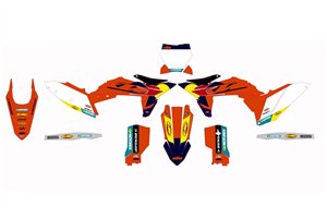 Sticker set compatible with per KTM SX SXF XCF 125 250 350 450 2025-2026 - MXPKAD18626