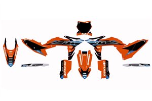 Sticker set compatible with per KTM SX SXF XCF 125 250 350 450 2025-2026 - MXPKAD18627