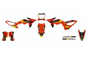 Kit de pegatinas compatible con per KTM SX SXF XCF 125 250 350 450 2025-2026 - MXPKAD18628
