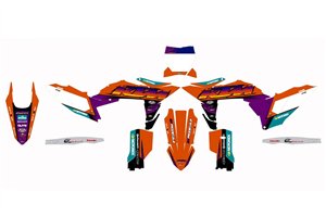 Sticker set compatible with per KTM SX SXF XCF 125 250 350 450 2025-2026 - MXPKAD18629