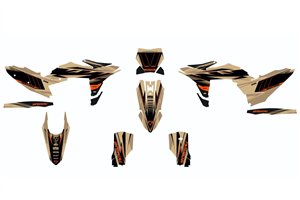 Kit adesivi compatibile con per KTM SX SXF XCF 125 250 350 450 2025-2026 - MXPKAD18633