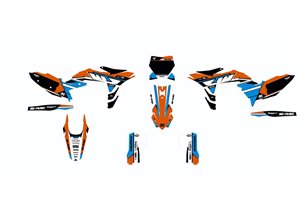 Sticker set compatible with per KTM SX SXF XCF 125 250 350 450 2025-2026 - MXPKAD18639