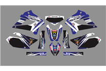 Aufkleber Satz kompatibel mit per KAWASAKI DTX 250 2008 - 2018 - MXPKAD18735