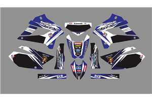Sticker set compatible with per KAWASAKI DTX 250 2008 - 2018 - MXPKAD18735