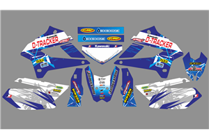 Sticker set compatible with per KAWASAKI DTX 250 2008 - 2018 - MXPKAD18734