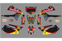 Aufkleber Satz kompatibel mit per KAWASAKI DTX 250 2008 - 2018 - MXPKAD18733