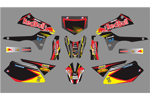 Sticker set compatible with per KAWASAKI DTX 250 2008 - 2018 - MXPKAD18733