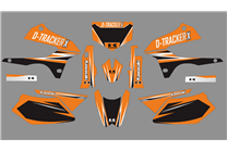 Aufkleber Satz kompatibel mit per KAWASAKI DTX 250 2008 - 2018 - MXPKAD18732