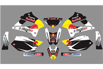 Aufkleber Satz kompatibel mit per KAWASAKI DTX 250 2008 - 2018 - MXPKAD18731