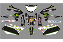 Aufkleber Satz kompatibel mit per KAWASAKI DTX 250 2008 - 2018 - MXPKAD18728