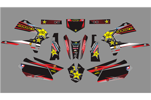 Sticker set compatible with per KAWASAKI DTX 250 2008 - 2018 - MXPKAD18726