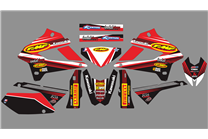 Kit adesivi compatibile con per KAWASAKI DTX 250 2008 - 2018 - MXPKAD18723