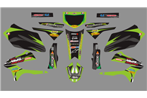 Aufkleber Satz kompatibel mit per KAWASAKI DTX 250 2008 - 2018 - MXPKAD18722