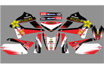 Aufkleber Satz kompatibel mit per KAWASAKI DTX 250 2008 - 2018 - MXPKAD18719